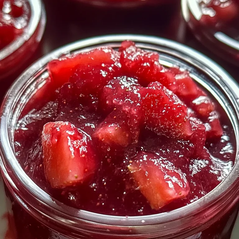 Fraise Rhubarbe Confiture