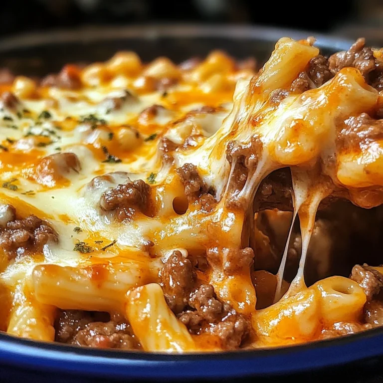 Gratin Pâtes Bœuf