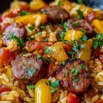 Poêlée Saucisse Riz