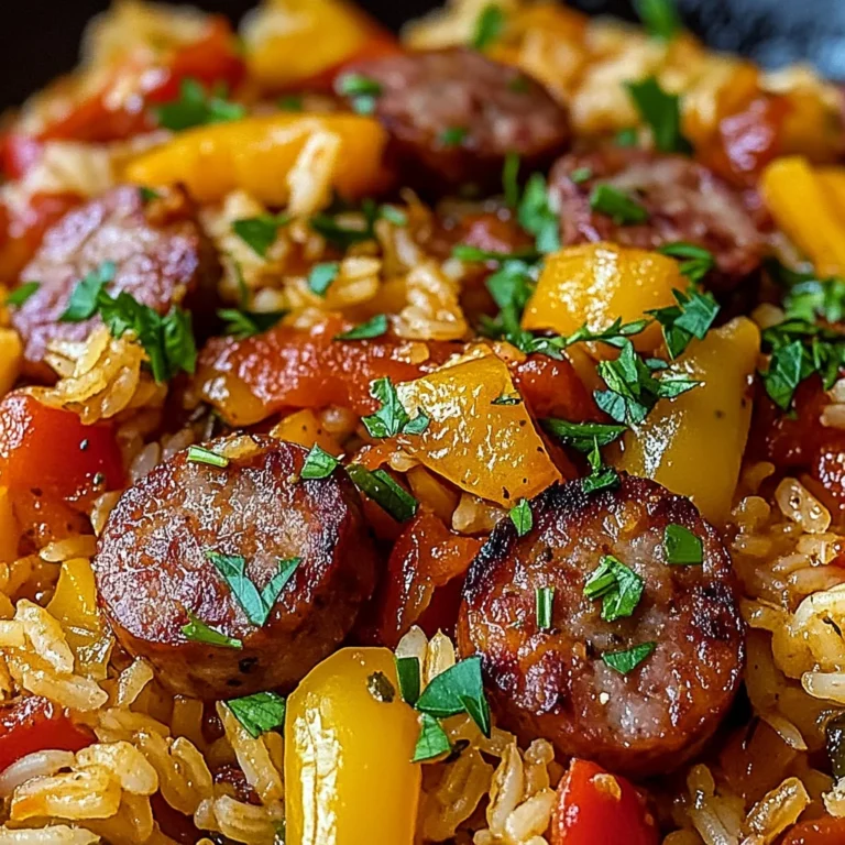Poêlée Saucisse Riz