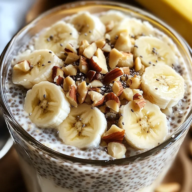 Pudding chia banane healthy