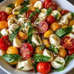 Salade Caprese Crémeuse