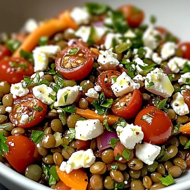 Salade Croquante de Lentilles & Feta
