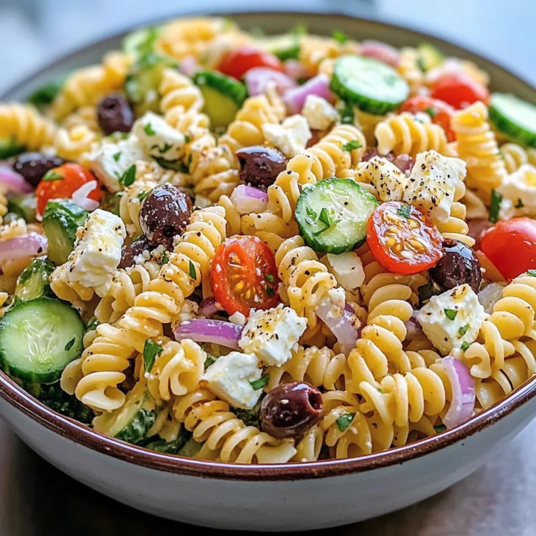 Salade de pâtes méditerranéenne