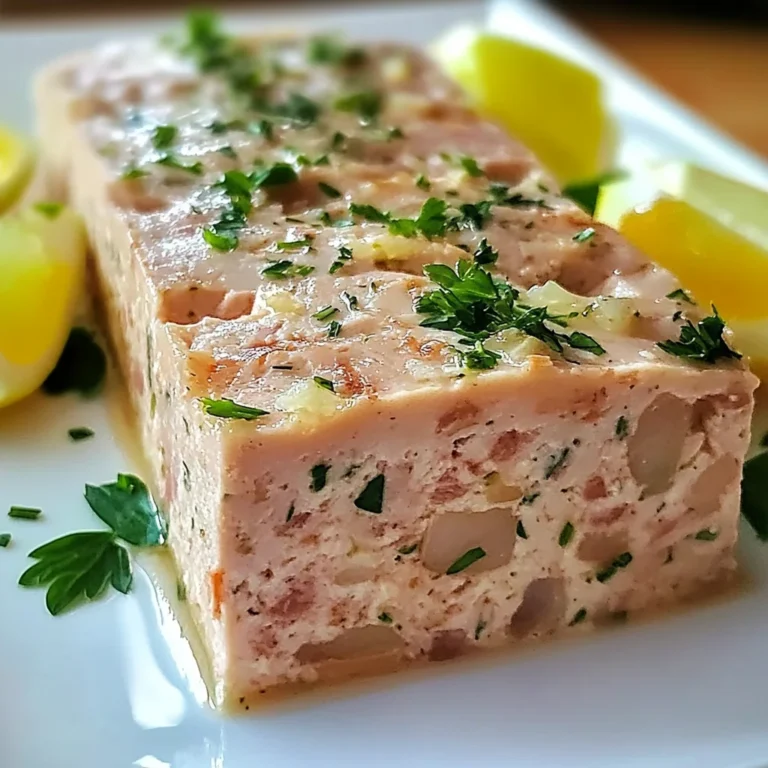 Terrine de thon simple et savoureuse
