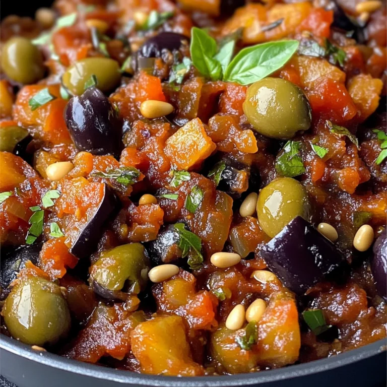Caponata sicilienne authentique