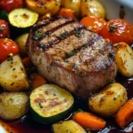 Filet mignon aux petits légumes