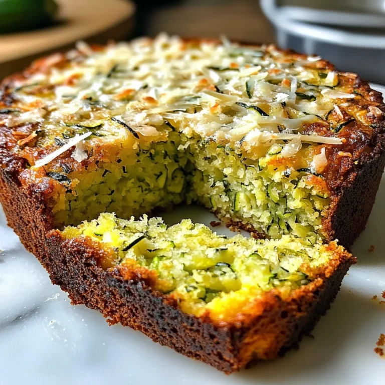 Gâteau moelleux courgettes parmesan