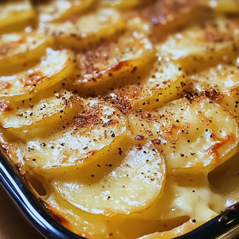 Gratin de pommes de terre crémeux