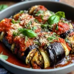 Involtini d'aubergines à la ricotta