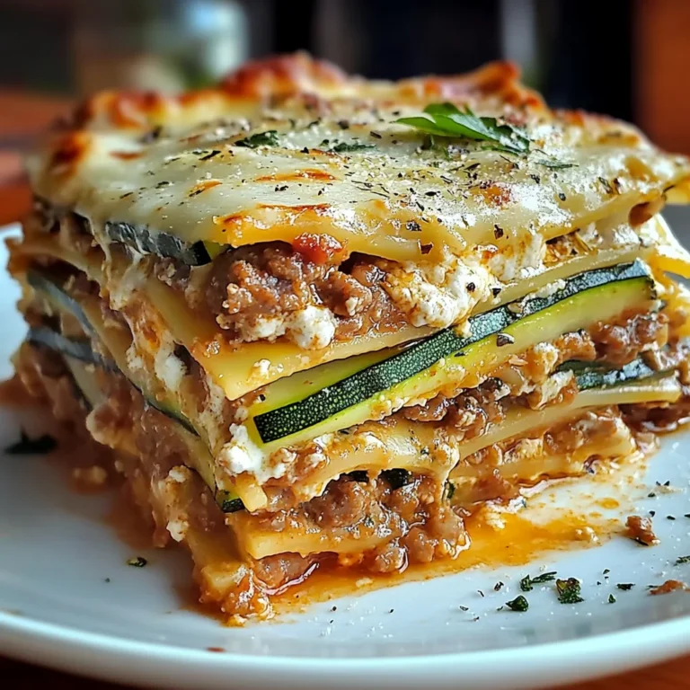 Lasagnes courgettes chair à saucisse