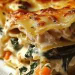 Lasagnes familiales aux légumes et poulet
