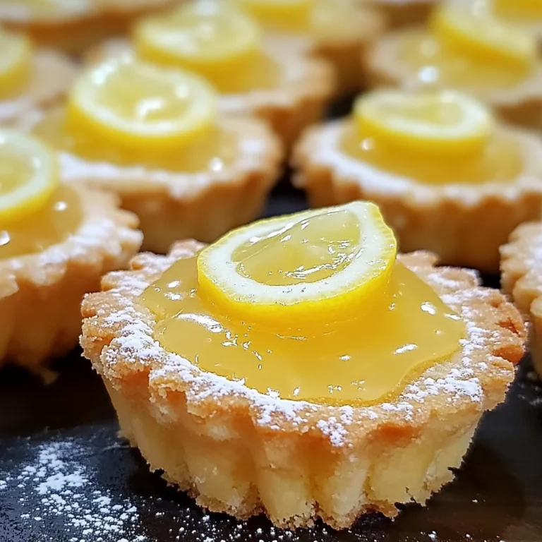 Mini tartelettes citron maison