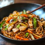 Nouilles sautées asiatiques rapides