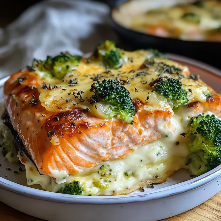 Parmentier au saumon et brocolis