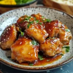 Poulet caramélisé savoureux