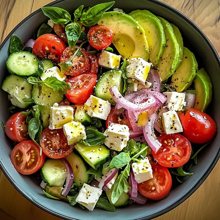Salade d'été légère et fraîche