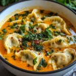 Soupe thaï réconfortante aux raviolis
