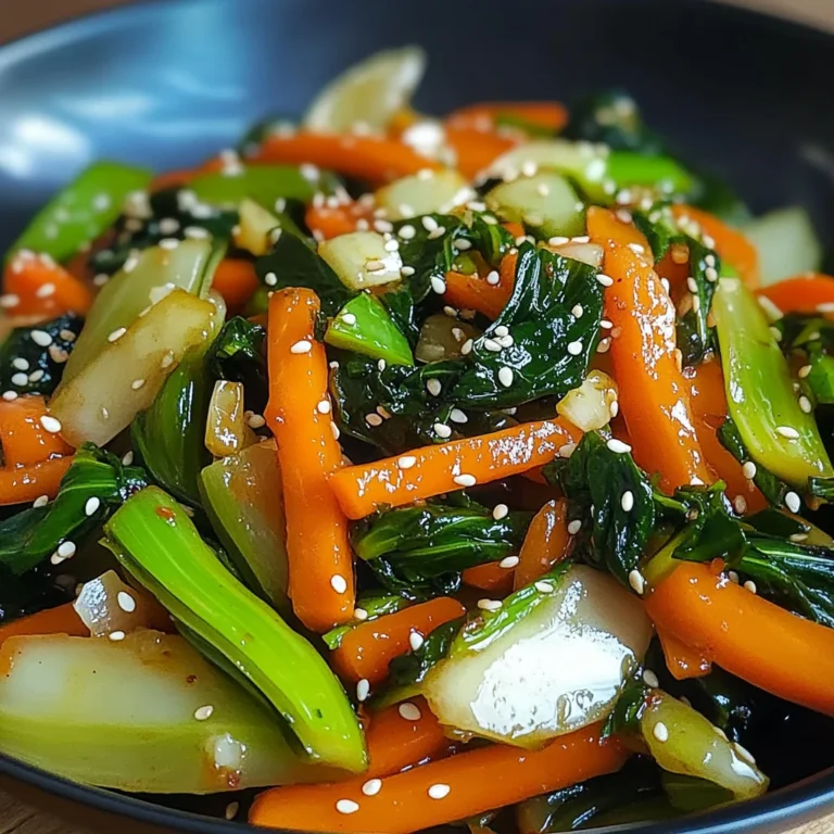 Wok croustillant aux légumes asiatiques
