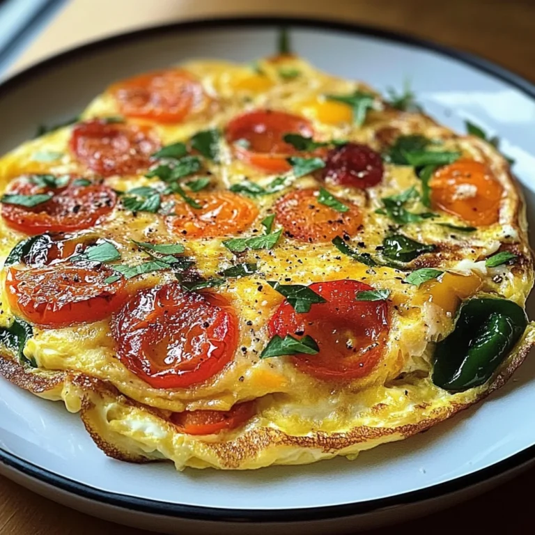 Omelette aux Légumes : Un Délice Coloré et Nutrissant