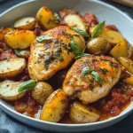 Poulet à l’italienne et pommes de terre : Un Incroyable Festin Méditerranéen Réconfortant
