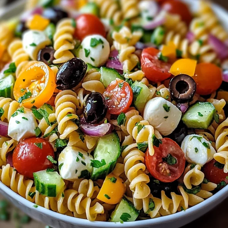 Salade de pâtes à l'italienne