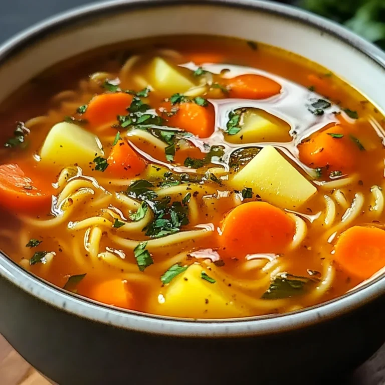 Soupe de Dernière Minute (Rapide et Savoureuse !)
